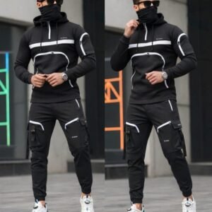 موديل 21 اسود خط ابيض XL